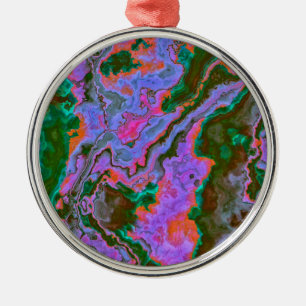 Sour Marble   Metal Ornament