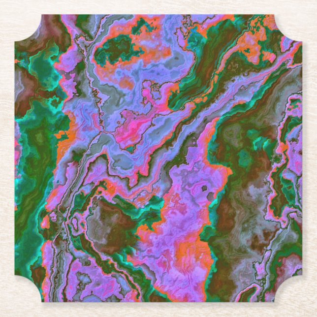 Sour Marble   Paper Coaster (Front)