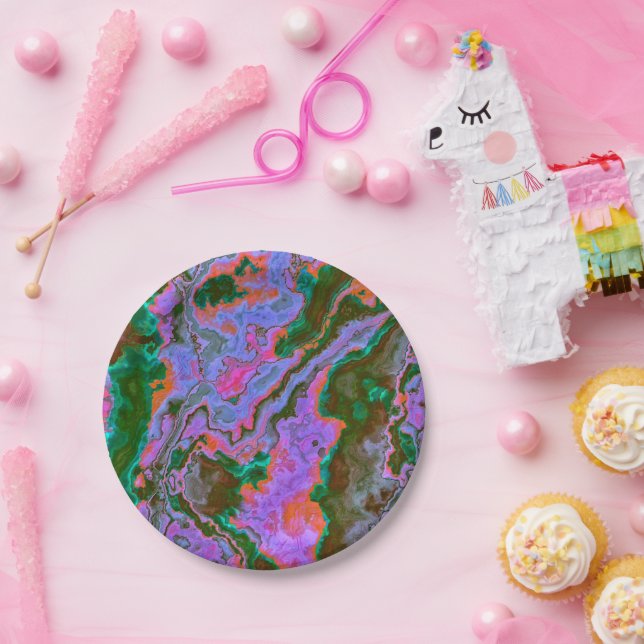 Sour Marble  Paper Plates (Party)