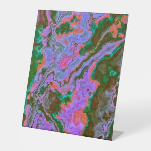 Sour Marble Pedestal Sign