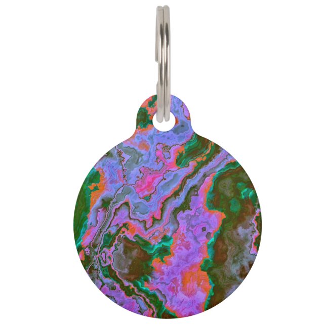 Sour Marble  Pet ID Tag (Front)