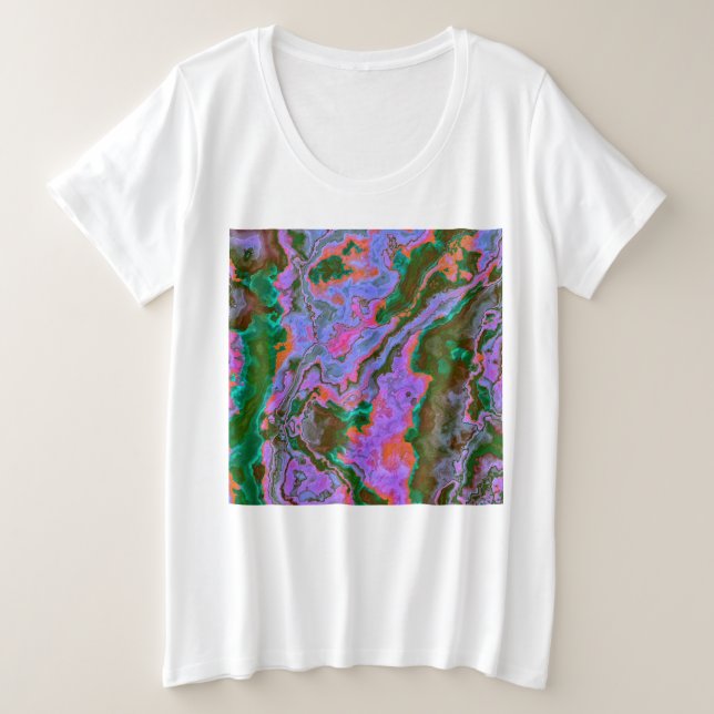 Sour Marble  Plus Size T-Shirt (Design Front)