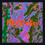 Sour Marble  Poster<br><div class="desc">Thank you for checking out my design. Follow my art on Instagram @MRNStudios or ko-fi.com/MRNStudios</div>