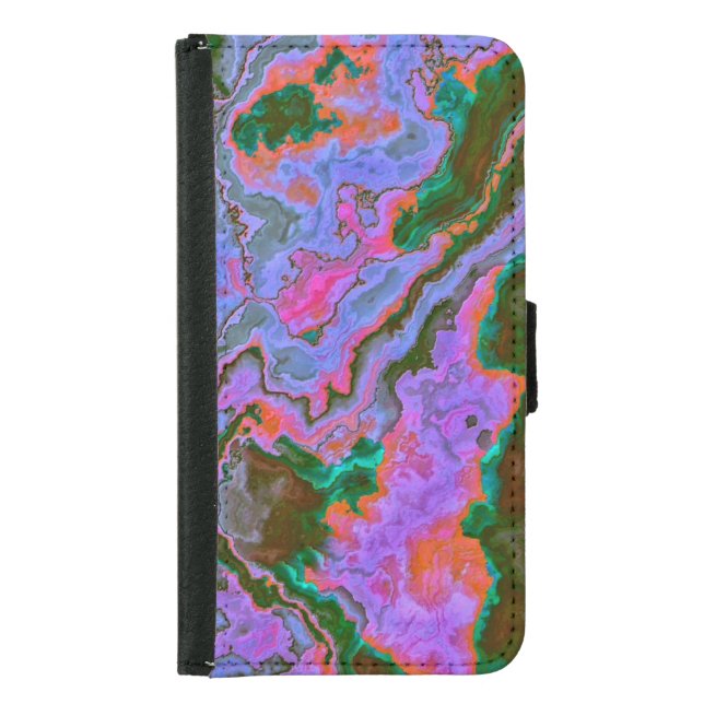 Sour Marble   Samsung Galaxy Wallet Case (Front)