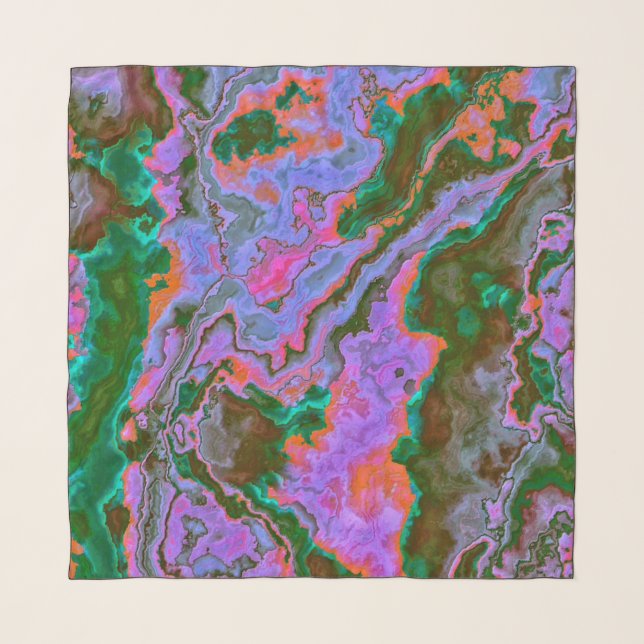 Sour Marble  Scarf (Front)