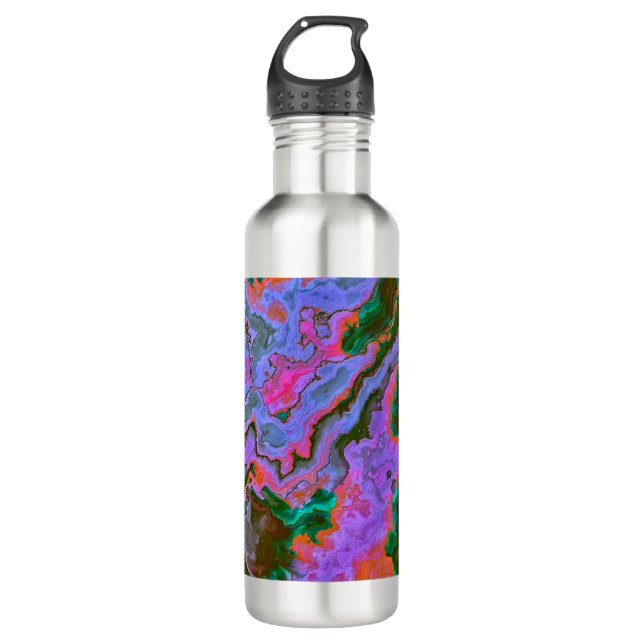 Sour Marble  Stainless Steel Water Bottle (Front)