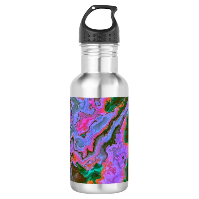 Sour Marble  Stainless Steel Water Bottle (Front)