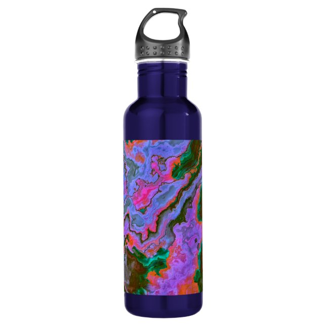 Sour Marble Stainless Steel Water Bottle (Front)