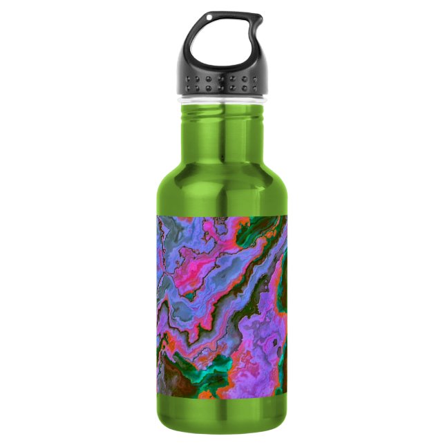 Sour Marble  Stainless Steel Water Bottle (Front)