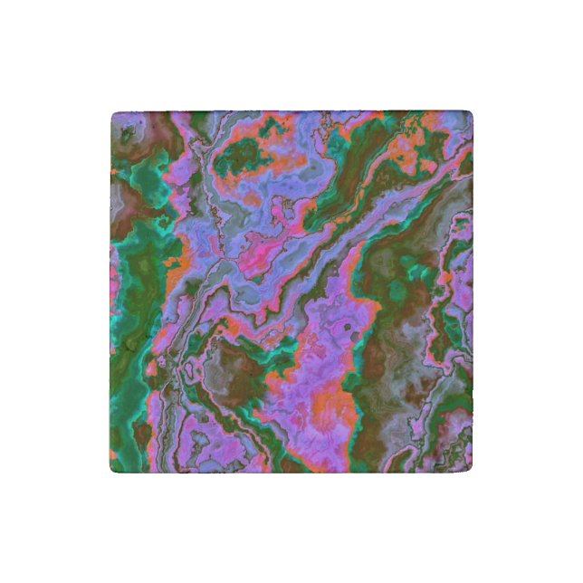 Sour Marble  Stone Magnet (Front)