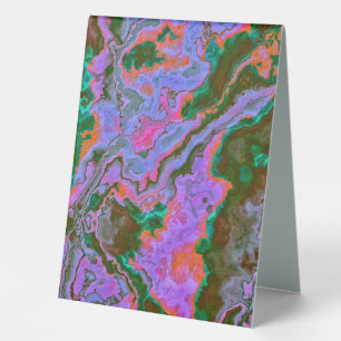 Sour Marble Table Tent