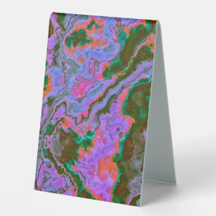 Sour Marble Table Tent Sign