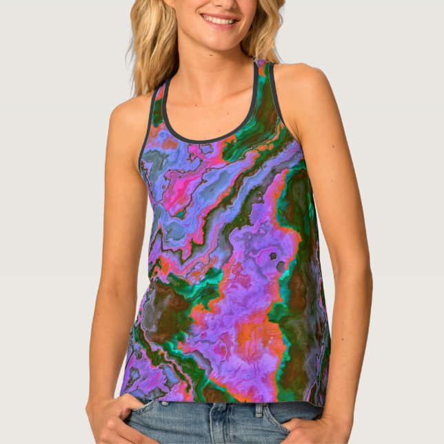 Sour Marble  Tank Top (Front)