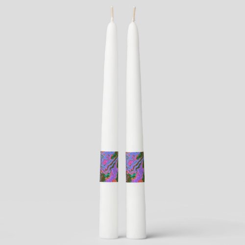 Sour Marble  Taper Candle