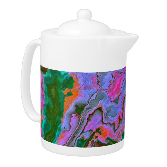 Sour Marble  Teapot (Left)
