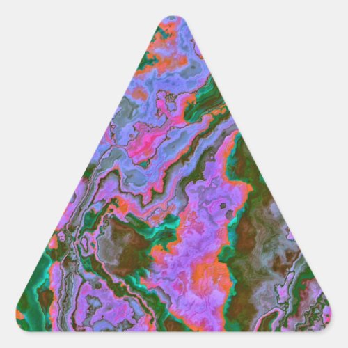 Sour Marble   Triangle Sticker
