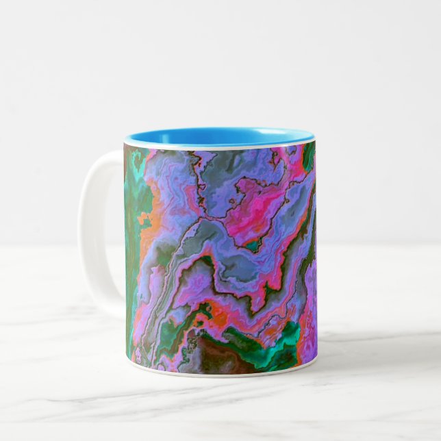 Sour Marble   Two-Tone Coffee Mug (Front Left)