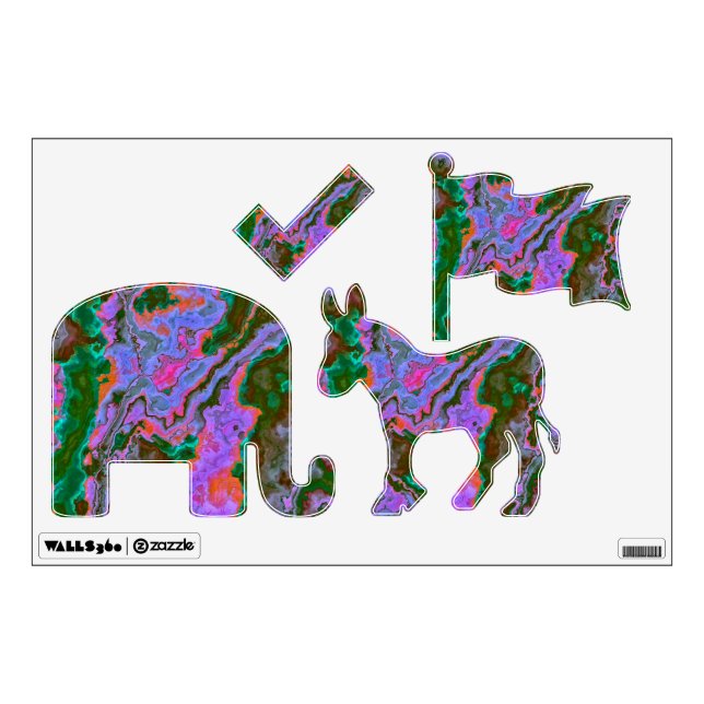 Sour Marble  Wall Decal (Front)