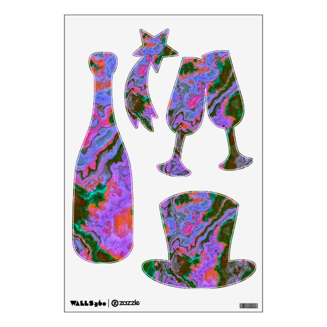 Sour Marble  Wall Decal (Front)