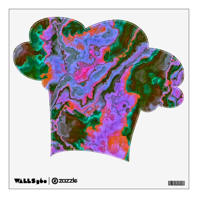 Sour Marble  Wall Decal (Front)