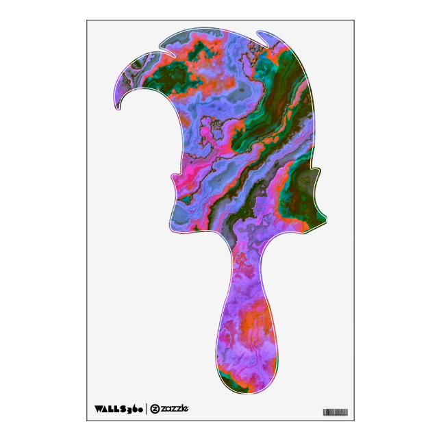 Sour Marble  Wall Decal (Front)