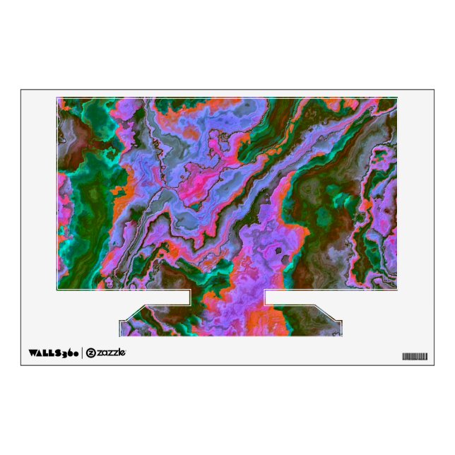 Sour Marble  Wall Decal (Front)