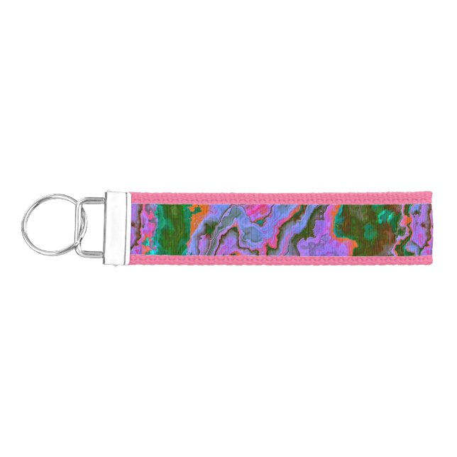 Sour Marble  Wrist Keychain (Keys on Left)
