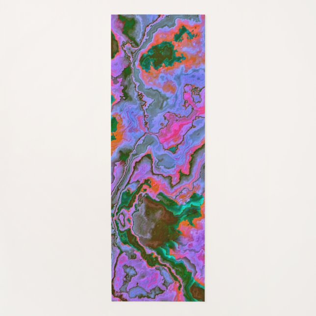 Sour Marble  Yoga Mat (Front)