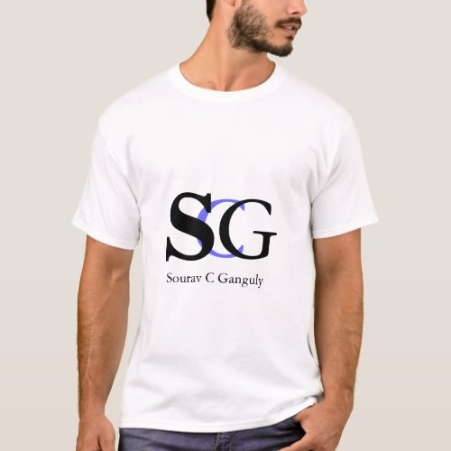Sourav Ganguly SCG T_Shirt
