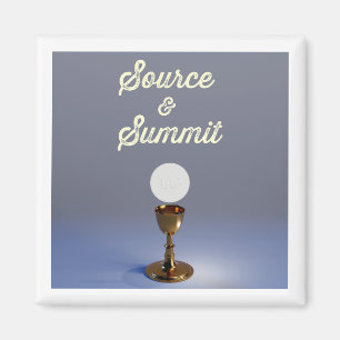 Source and Summit Blessed Sacrament Magnet