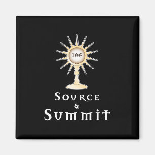 Source and Summit: Holy Eucharist Magnet