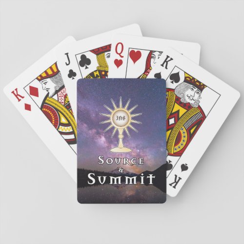 Source and Summit Holy Eucharist Playing Cards