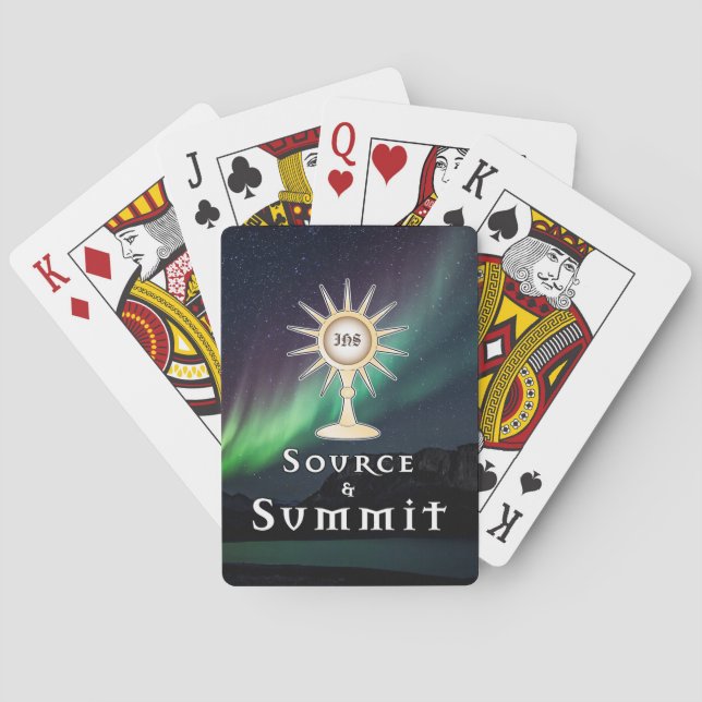 Source and Summit: Holy Eucharist Playing Cards (Back)