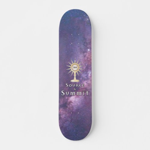 Source and Summit Holy Eucharist Skateboard