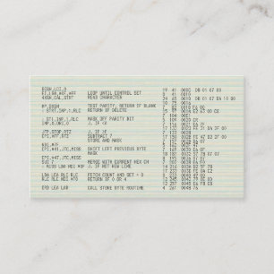 Source Code Business Card