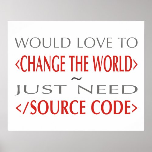 Source Code Poster