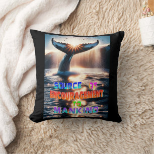 Source Of Encouragement To Mankind Throw Pillow