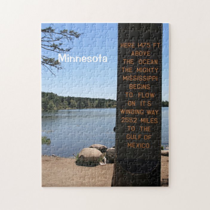 Source of the Mississippi River Jigsaw Puzzle | Zazzle.com