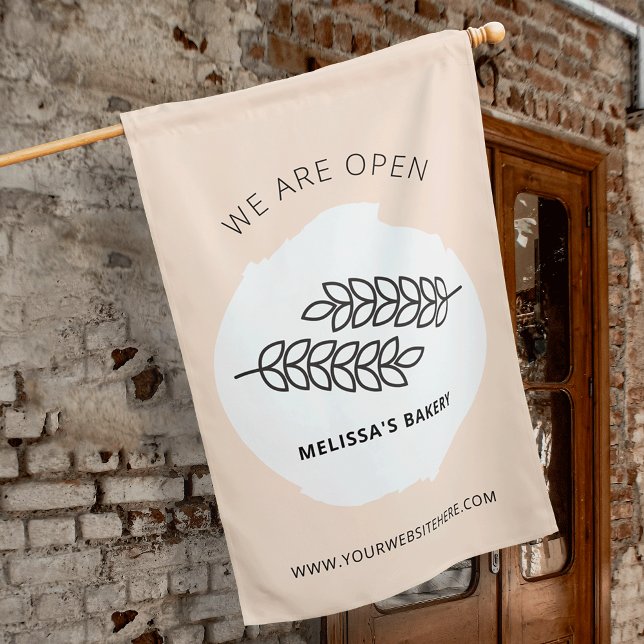 Sourdough Bread Bakery Outdoor Open Sign Flag (Creator Uploaded)