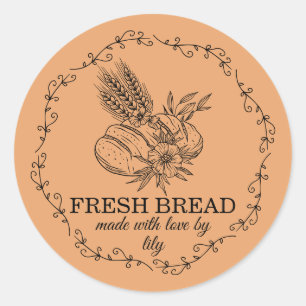 Sourdough Bread Baking Classic Round Sticker