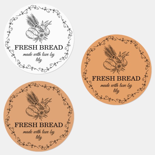Sourdough Bread Baking Labels (Group)