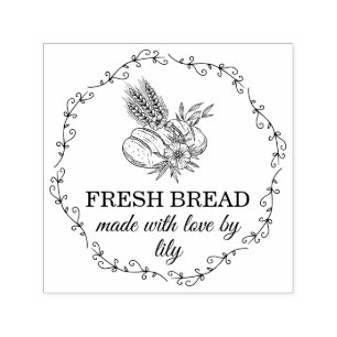 Sourdough Bread Baking Self-inking Stamp