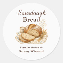Sourdough Bread Homemade Gift Label