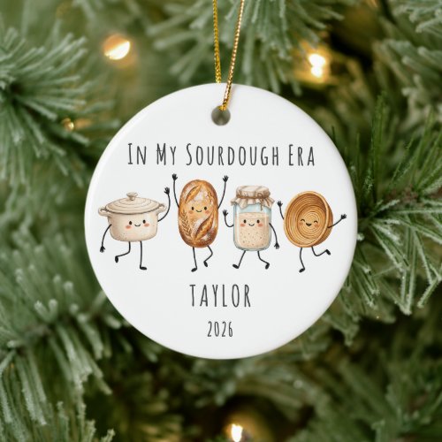 Sourdough Era Personalized Ornament