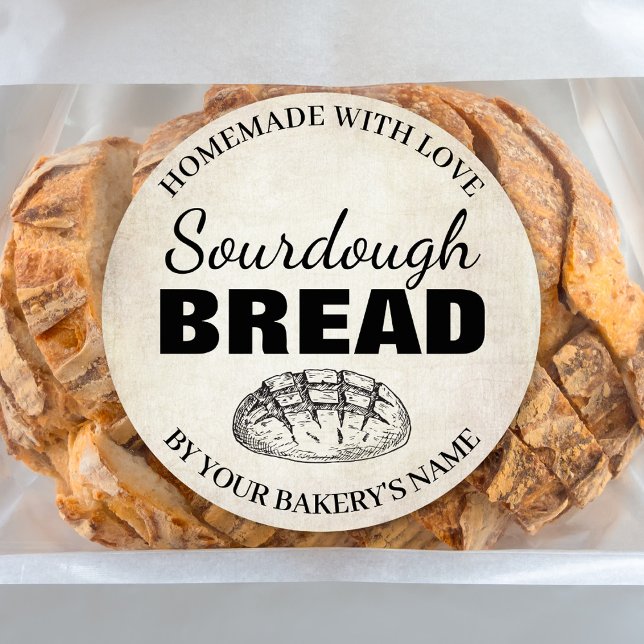 Sourdough Homemade Items Label SD01_03rdB (Creator Uploaded)