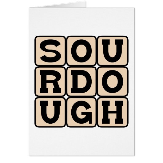 Sourdough, San Francisco Bread Cards (Front)