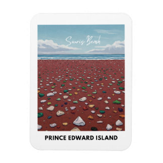 Souris Beach Seaglass Magnet