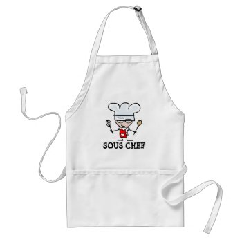 Sous Chef Aprons by cookinggifts at Zazzle