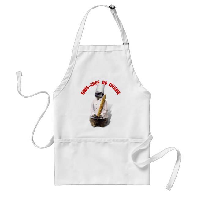 SOUS - CHEF DE CUISINE ADULT APRON (Front)