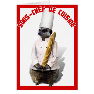 SOUS - CHEF DE CUISINE CARDS